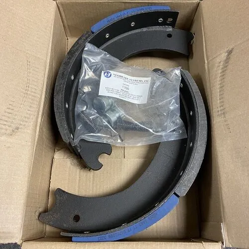 15" x 4" 1443E Brake Shoe Kit, 23k Single Web Front w/ Hardware, NeoBrake, Reman - Image 3
