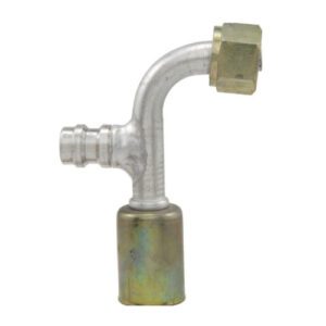 Everco 926909 AC Fitting w/ R134a Service Port, 90° Female Standard O-Ring (14938)
