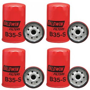"Baldwin B35-S Oil Filter, Spin-On (4 Pack) "