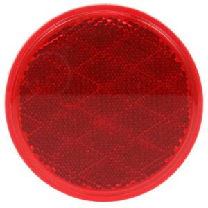 Truck-Light 47-3 Red Reflector 3" Adhesive Mount (98005R)