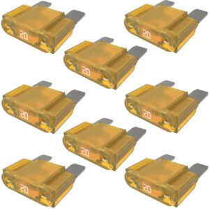 Littelfusel MAX20 AMP Fuse, Automotive Blade Fuse (8 Pack)