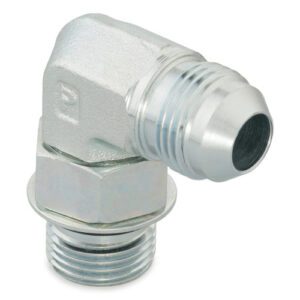 Parker 10C50X-S Straight Thread Elbow 37° Flare, Triple-Lok