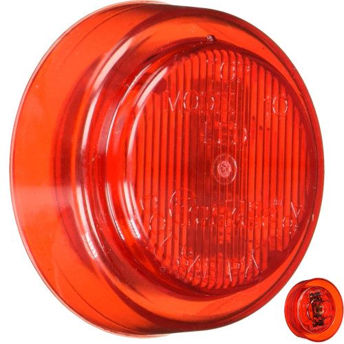 Truck-Lite 10250R Clearance Marker Lamp Red 2.5" Round