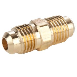 Parker 42F-12 Male Union Brass 45° Flare Fittings (10 Pack)