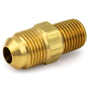 Tramec 48-10-8 Pipe Connector, Male, 45° Brass Flare Fitting, 5/8"x1/2"