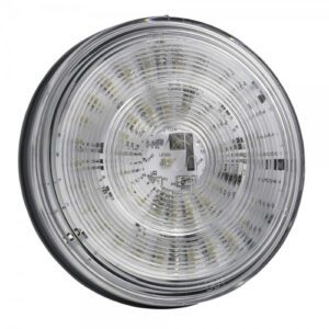 Grote G4023 LED Stop Tail Turn Light, Amber 4" LED, Clear Lens, 18 Diode, Female PL-3