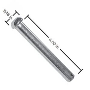 Pro-Fit SWH-DY01 Hinge Pin Steel , 1/2 X 4 1/4, W/Hole R5248614