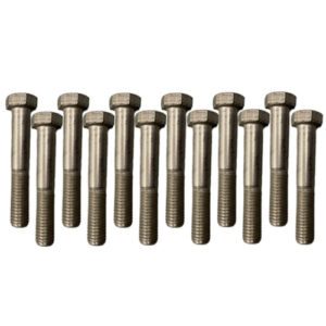 TSCNAA-624 Cap Screw Bolt, Hex Head 1/2"-13x3" (12 Pack)