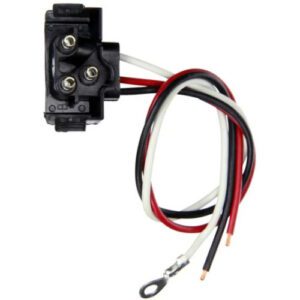 Truck-Lite 94993 Stop/Turn/Tail Plug, 16 Gauge GPT Wire, Right Angle PL-3, Stripped End/Ring Terminal, 11 in.