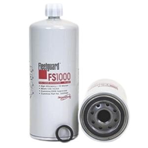 Fleetguard FS1000 Fuel Filter, Water Seperator, Spin-On