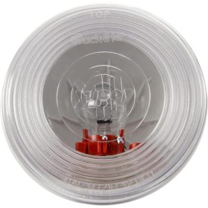 Truck-Lite 40244 Back-Up Light, Super 40, Incandescent, Clear Round, 1 Bulb, PL-2, 12V