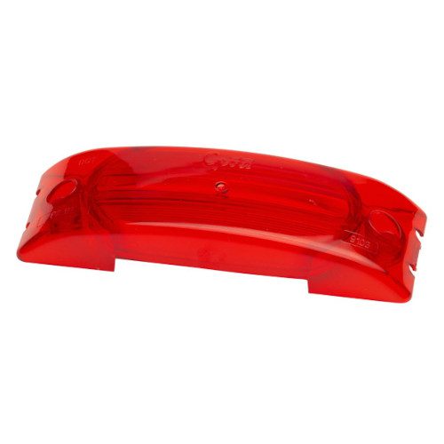 Grote 90172 Replacement Lens, Clearance Marker, Two-Bulb Turtleback, Red
