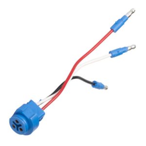 Grote 66815 Stop/Tail/Turn Pigtails Three-Wire Plug-In for Male Pin Lights, 6"