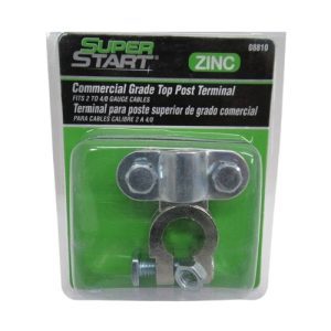 Super Start 08810 Terminal Top Post, Commercial Grade, Zinc