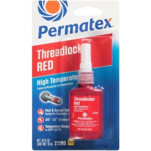 Permatex 27200 Threadlocker Red, High Temperature, 10 ml