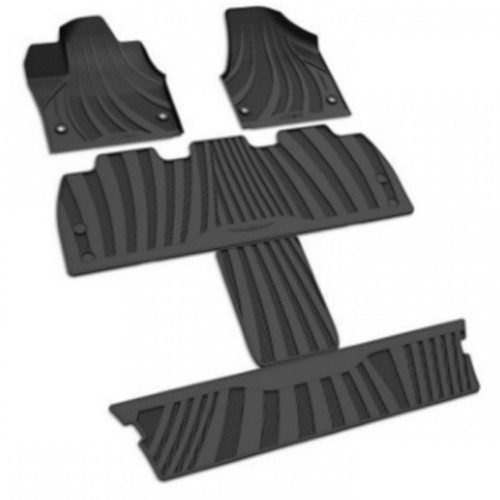 Mopar 82214516AD Floor Mats, Rubber( 2021+ Pacifica and Voyager)