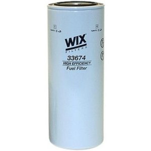 Wix 33674 Fuel Filter, Spin-On, High Efficiency