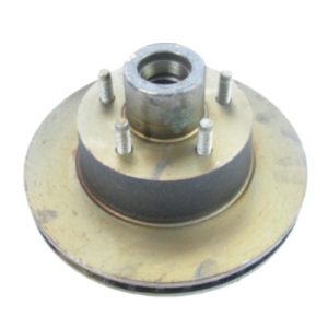 Ford E8AC-1K002-AA Disc Brake Rotor & Hub, Front (Genuine)