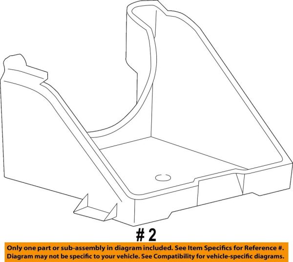 Ford 3C3Z-10732-AA Battery Tray (Genuine)