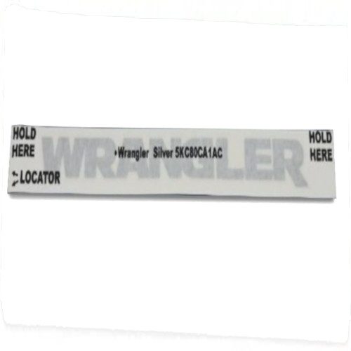 Mopar 5KC80CA1AC Nameplate, Wrangler Decal (Genuine)