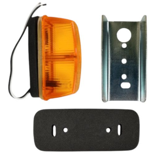 Weldon 5000 Clearance Marker Light, Amber w/Shield & Gasket