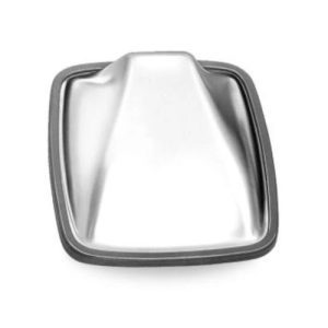 Velvac 704280 Mirror, Blind Spot, 6.5" x 6" Stud Mount Convex