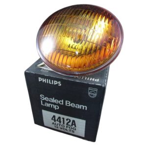 Philips 4412A Headlight Amber Sealed Beam (Genuine)