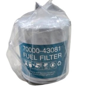Kubota 70000-43081 Filter, Fuel Spin On (Genuine)