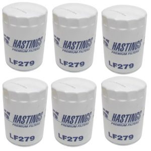 Hastings LF279 Oil Filter (6 Pack)(Wix 51060, Fleet Guard LF3679, Fram PH5)