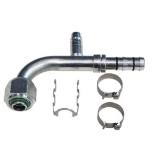 Red Dot 70R8096 Fitting, AC Hose EZ Clip #6 Female 90 High Charge Port (Genuine)