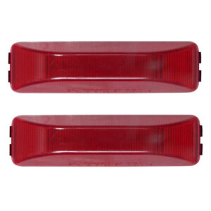 Optronics MC65RBP Clearance Light, Red Rectangle (2 Pack) (GROTE 46742)