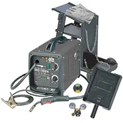 Shark 17011 Welding Kit, MIG 190EN, w/ Cart & Shield