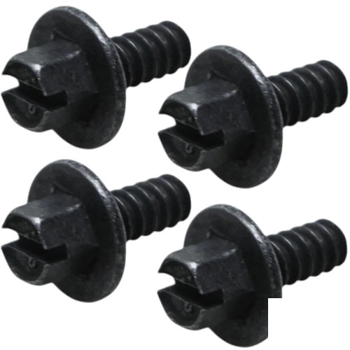 Ford 6R3Z-17A386-AA Screw, License (4 Pack) (Focus, Mustang)