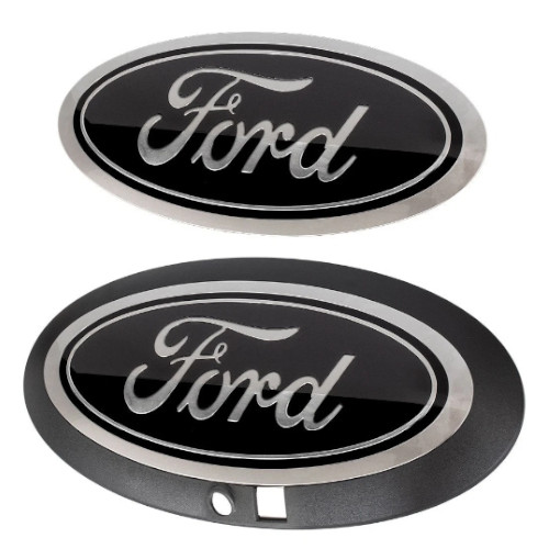 Ford M-1447-F15BC Emblem Black Oval Kit