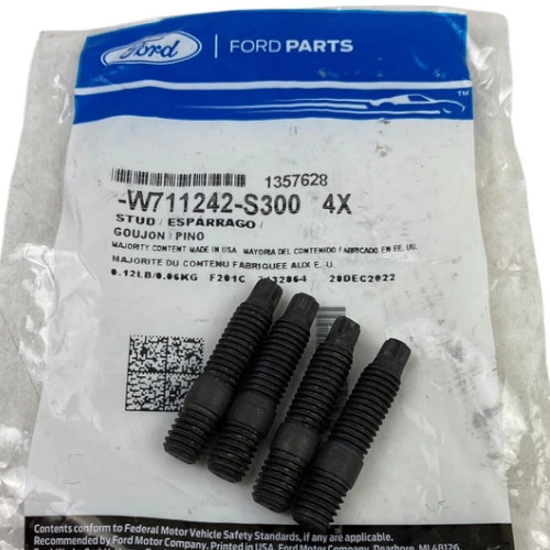 Ford W711242-S300 Stud (4 Pack) (Genuine)