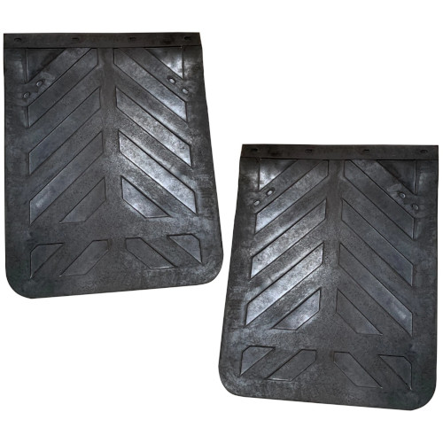 Automann 562.10243 Standard Mudflap Pair 24"X30", Chevron Style