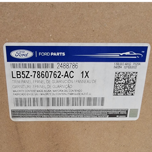 Ford LB5Z7860762AC Seatback Panel (2020-2023 Explorer)
