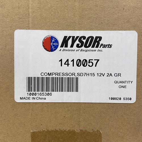 Kysor 1410057 Compressor w/ Clutch, A/C (Genuine) - Image 2