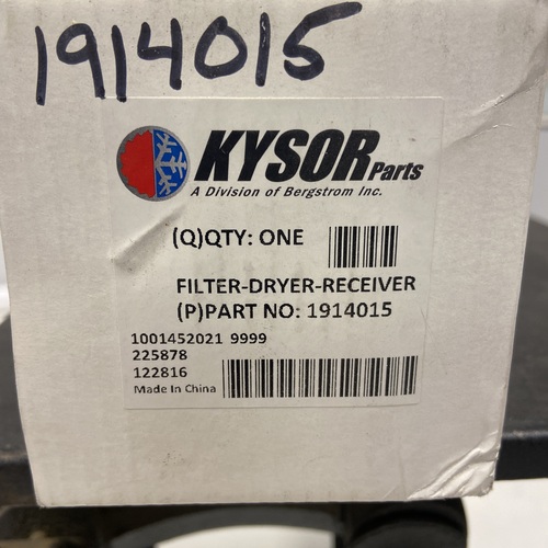 Kysor 1914015 Receiver Drier, 3 in. Diameter x 10 5/8 in. Long - Image 2