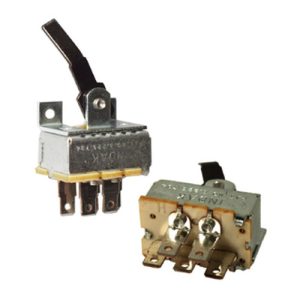 Kysor 2114002 Blower Fan Toggle Switch, 5-Terminal SPST Lever Type