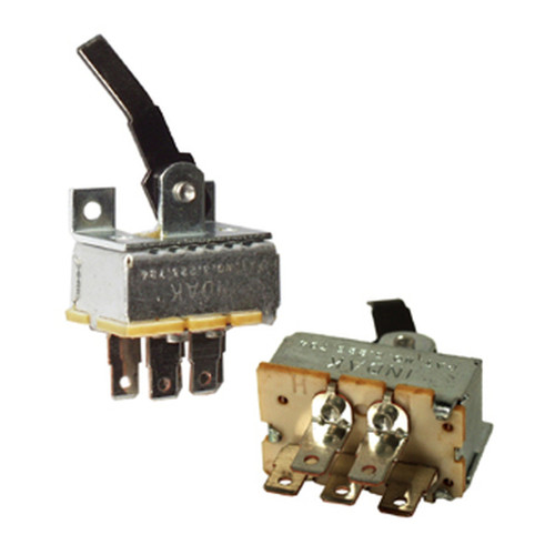 Kysor 2114002 Blower Fan Toggle Switch, 5-Terminal SPST Lever Type