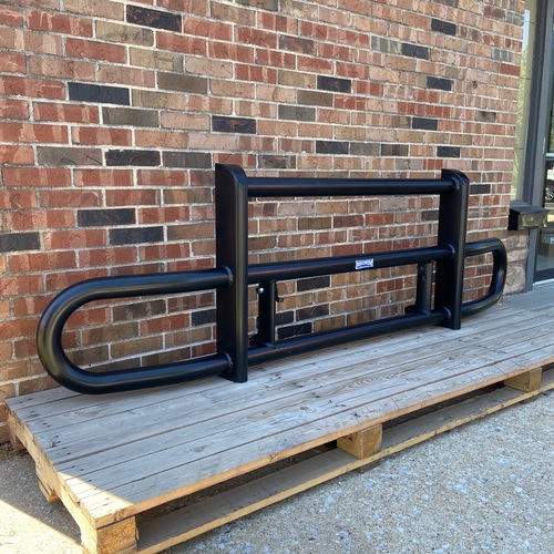 Freightliner Cascadia Grille Guard, Black Powder Coated w/ Bracket Kit(2008 - 2016) - Image 2