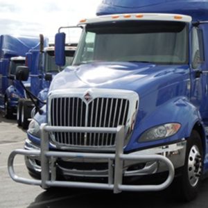 Navistar ProStar Grille Guard, Front Tube Bumper, Polished (2008-current)(Magnum 17145)