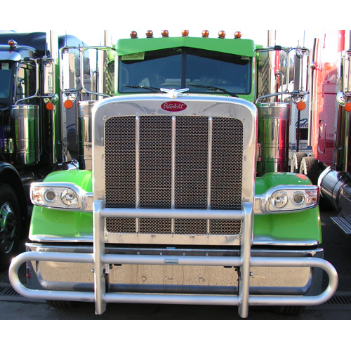 Peterbilt 388 Grille Guard, Front Bumper, Polished (Peterbilt 389)(Magnum 17146)(2007 - Current)(USED) - Image 2