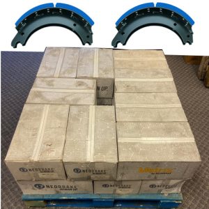 4718Q Brake Shoe Kit, 16.5" x 8", 23k, Double Web w/ Hardware, Reman (14 Sets) PALLET
