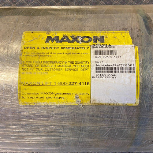 Maxon 225216 Mud Guard Assembly Kit 96", Mud Flaps Included (Genuine) - Image 3