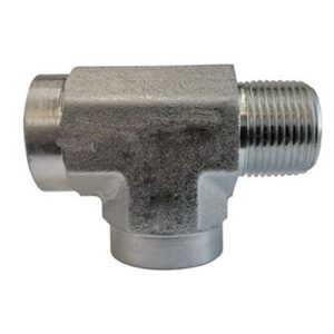 Parker 012T-4-4 Run Tee, 1/4-18 X 1/4-18, Male NPTF X Female NPTF (12 Pack)