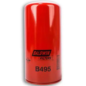 Baldwin B495 Oil Filter, Spin-On, Heavy Duty