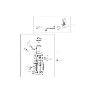 Mopar 04721757AI Vapor Canister, Tube Jumper, Emissions System Line (Genuine)