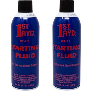 1st AYD #1-11 Starting Fluid for Gas & Diesel Engines (10.7oz) (2 Pack)